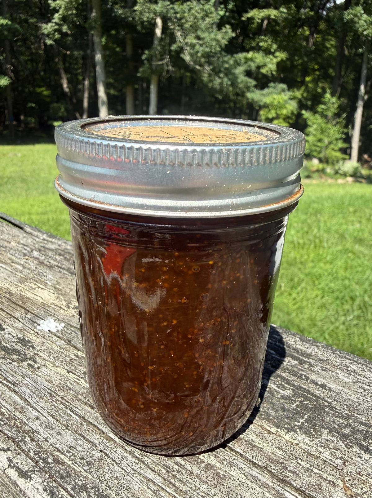 Organic Home Grown Low Sugar Fig Jam Eastwoods Organics 8 oz